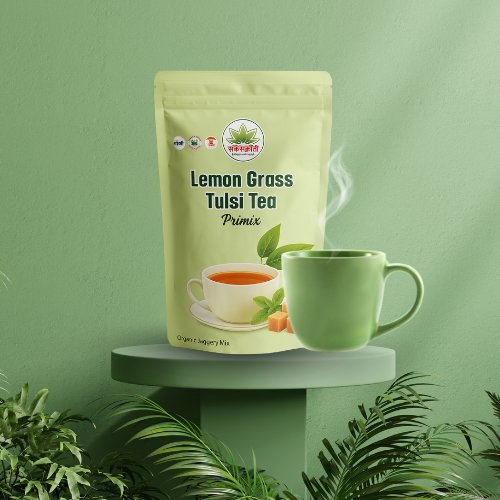 Lemongrass Tulsi Tea - Organic Stress Reliever